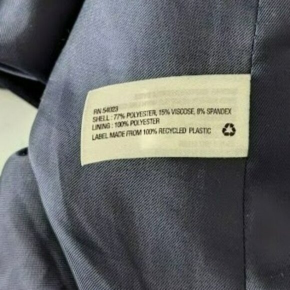 Navy Blue Tailored Blazer Gap The Academy Size 10  Office Career Dark‎ Academia - Picture 7 of 8